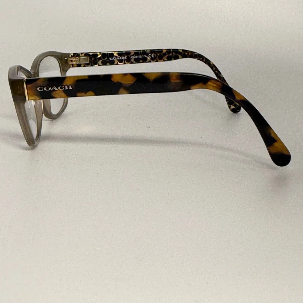 Coach HC6116 5508 Olive‎ Tortoise Eyeglasses Frames 54-16-135 Womens Eyewear